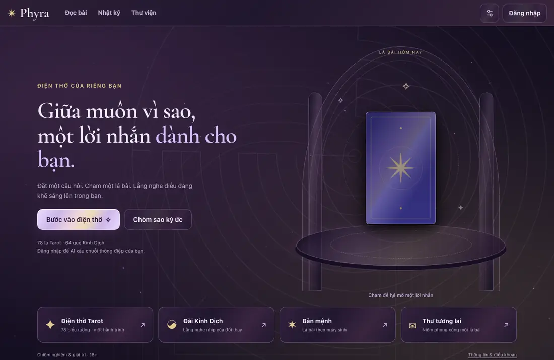 Phyra home page